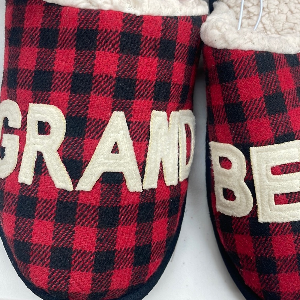 Unisex Family Sleep Grand Bear Slide Slippers Red - Wondershop - Picture 2 of 7